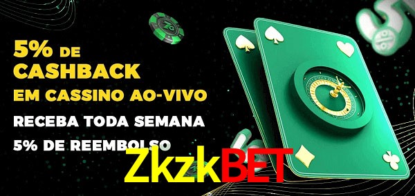 Promoções do cassino ao Vivo Zkzkbet